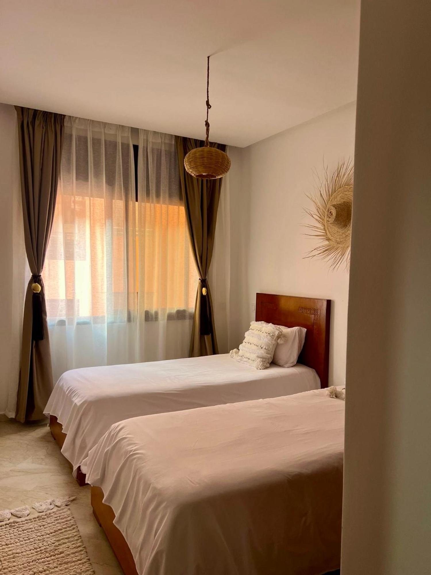 Cosy Appartement Au Coeur De Gueliz Marrakesh Bagian luar foto